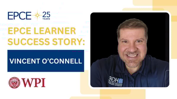 Vincent (Vin) O’Connell  EPCE Learner Success Story